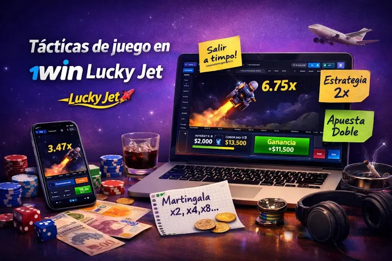 Tácticas de juego en 1Win Lucky Jet